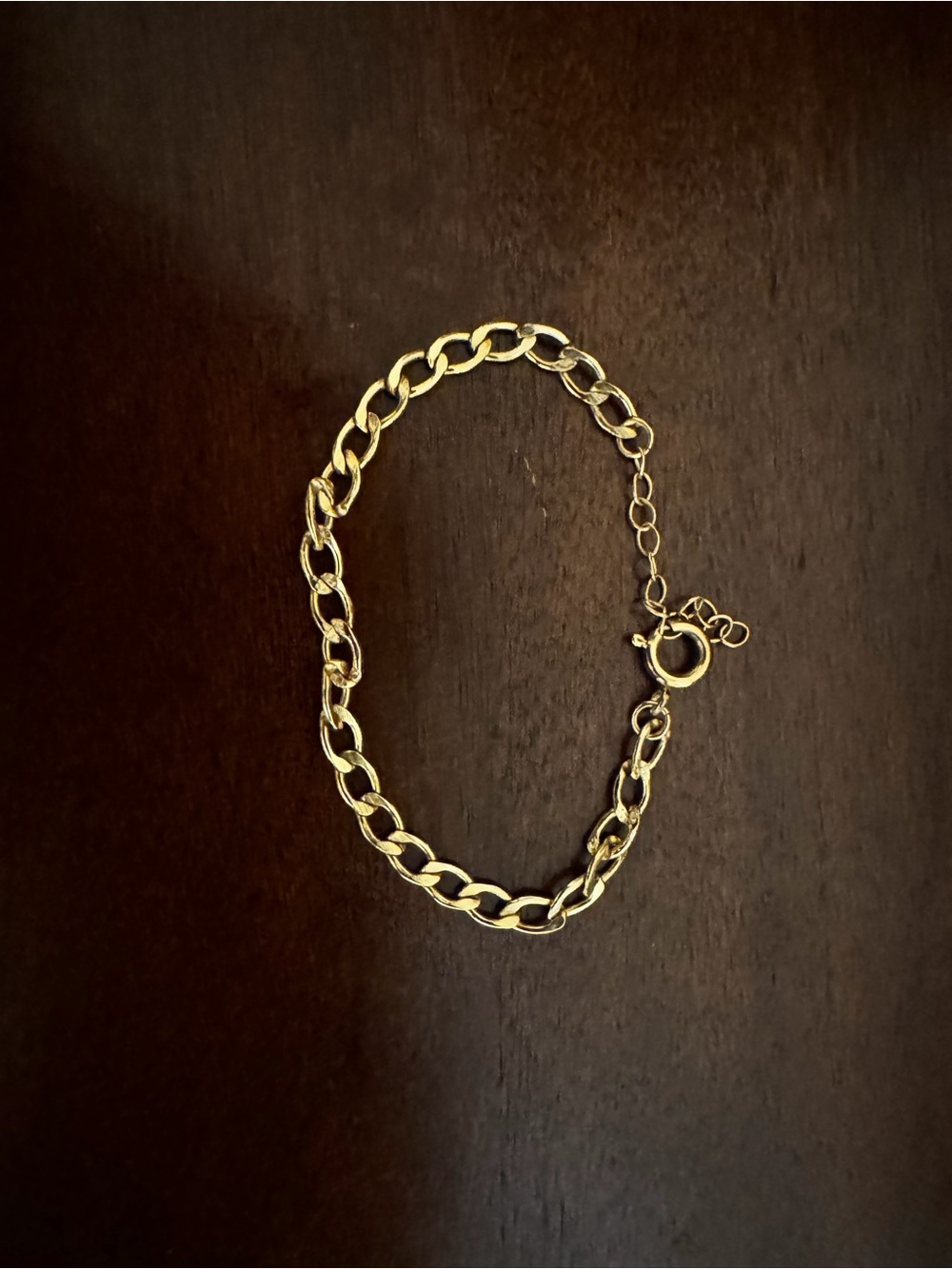 Gold Chain Link Bracelet